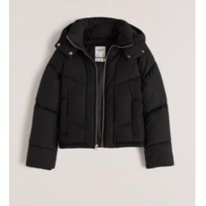 Abercrombie hooded mini puffer
